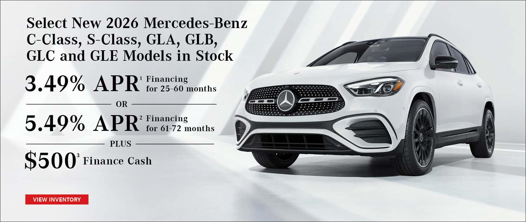 Mercedes Benz APR Specials