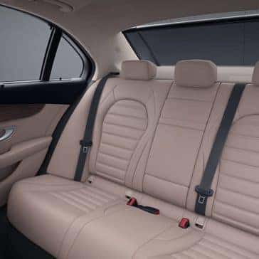 2019 Mercedes-Benz C-Class rear interior