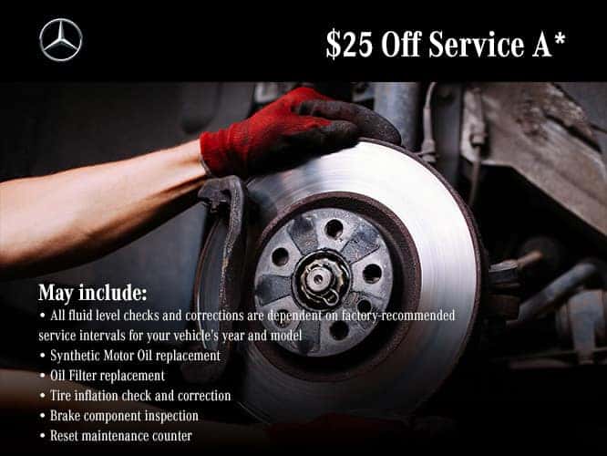 $25 off Service A