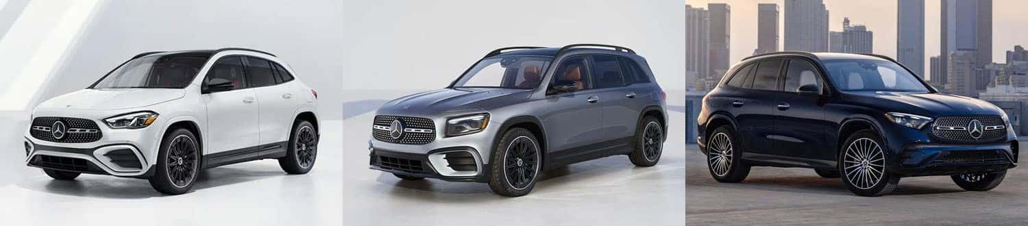 Mercedes-Benz GLA, GLB, and GLC