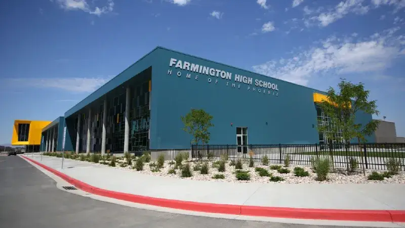 Farmington High School Cheer and Football Team