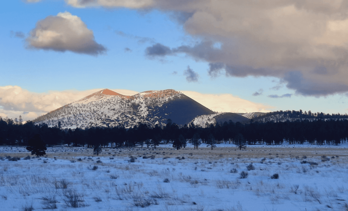 Sunset Crater Volcano National Monument in Arizona