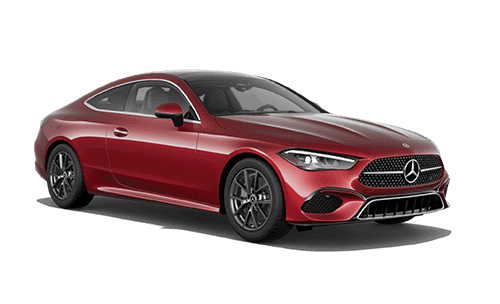 Patagonia Red metallic Mercedes Benz CLE Coupe