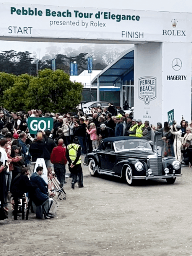 1956 Mercedes-Benz 300 SC Cabriolet in the O-2 Post War Touring Class at the 73rd Pebble Beach Concours D’Elegance