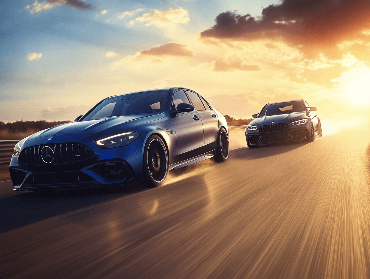 Mercedes-Benz C-Class and BMW 3 Series Performance and Driving Experience