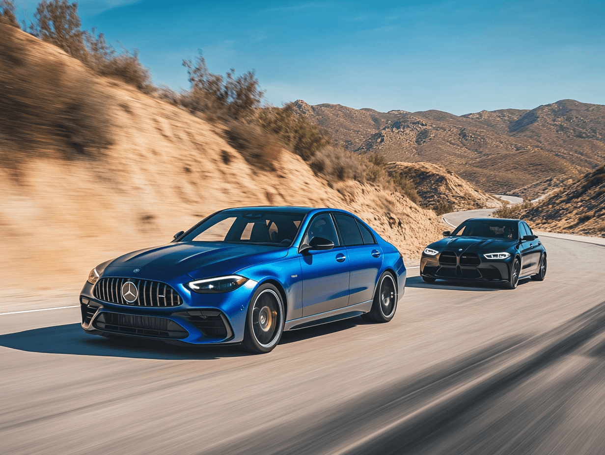Mercedes-Benz C-Class and BMW 3 Series