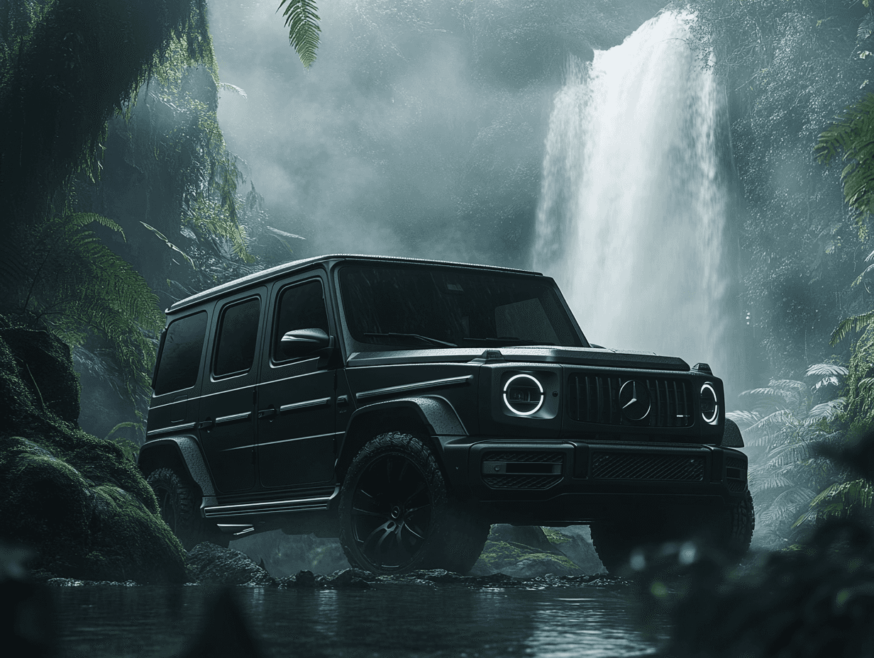mercedes-benz baby g-wagon photograph