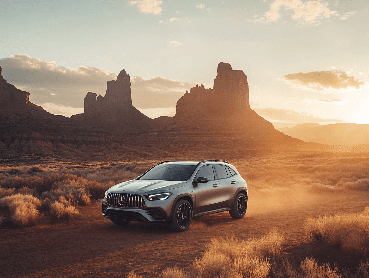 Mercedes-Benz GLA Sunset