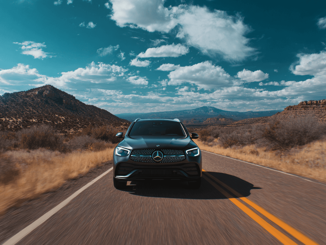 2026 Mercedes-Benz GLC driving to Phoenix AZ for sale