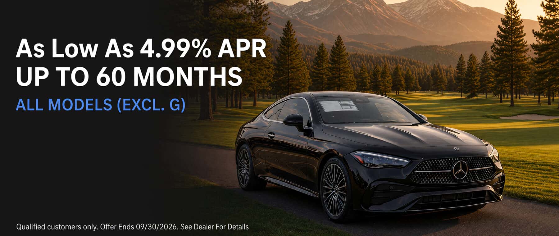 4.99% APR UP TO 60 MONTHS
