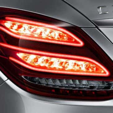 2018 Mercedes-Benz C-Class Sedan Exterior Up Close of Brake Light