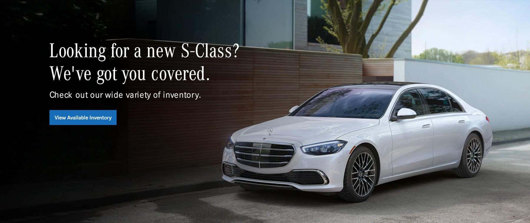Looking for a new S-Class? We've got you covered.