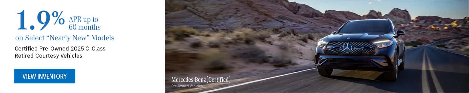 Enjoy special financing rates on select CPO retired courtesy vehicles
