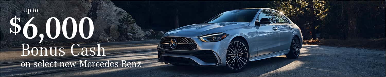 Enjoy a special Mercedes Incentive Bonus on select new models