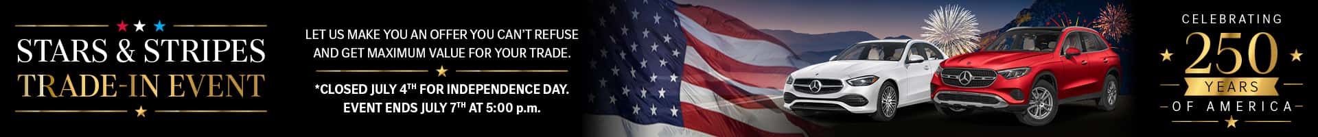 Stars and Stripes Trade-In Event