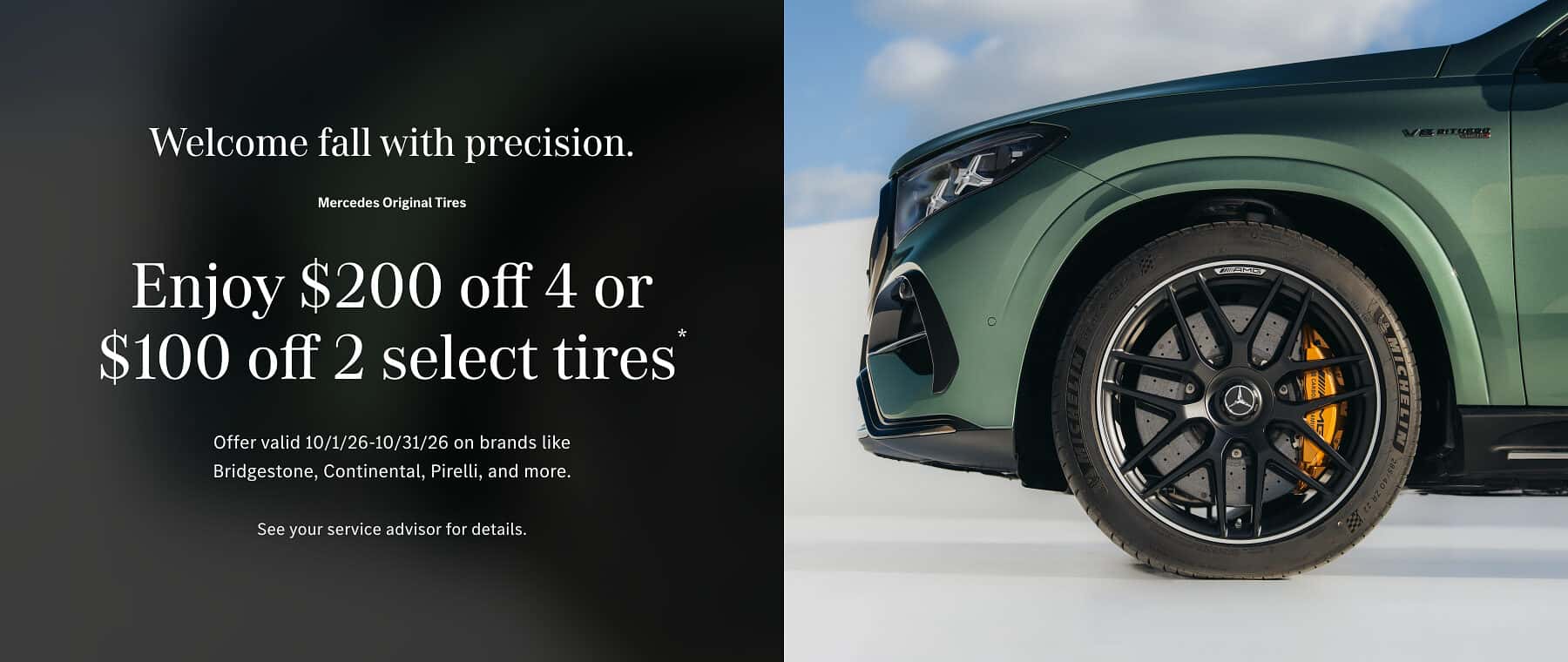 Mercedes-Benz of Myrtle Beach Tire Special October 2026