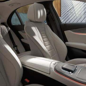 Front Seats of a 2021 E-Class