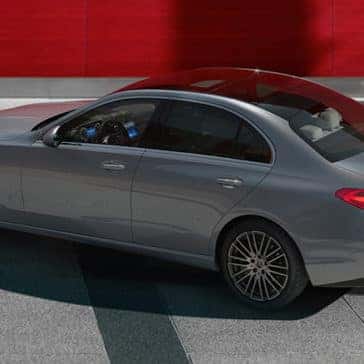 Mercedes-Benz C-Class With Two People Sitting Down