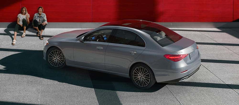 Mercedes-Benz C-Class With Two People Sitting Down