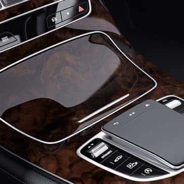 View of interior of a Mercedes-Benz E-Class