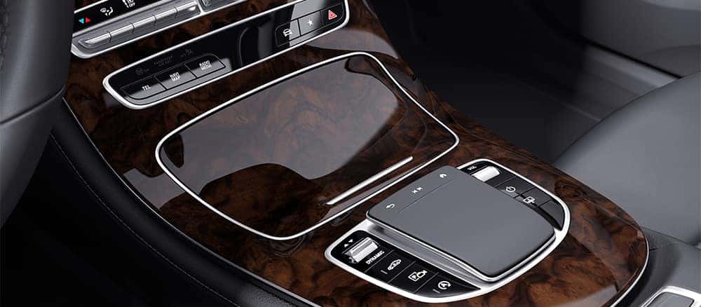 View of interior of a Mercedes-Benz E-Class