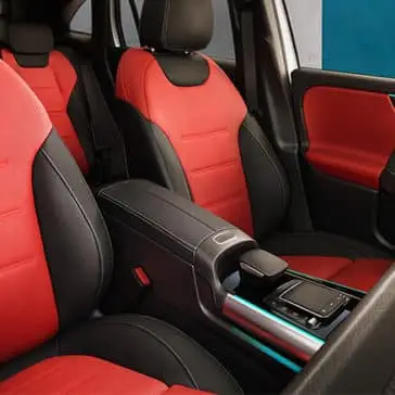 Interior of Mercedes-Benz GLA