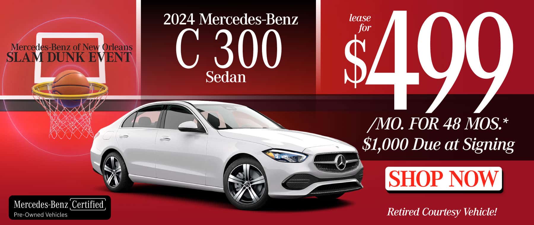 Certified Pre-Owned 2024 Mercedes-Benz C 300 Sedan 