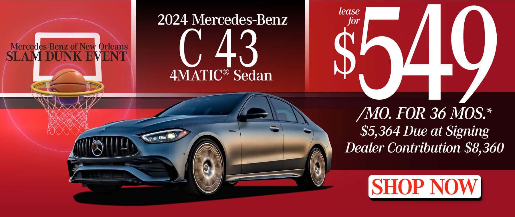 New 2024 Merces-Benz C 43 4MATIC® Sedan 