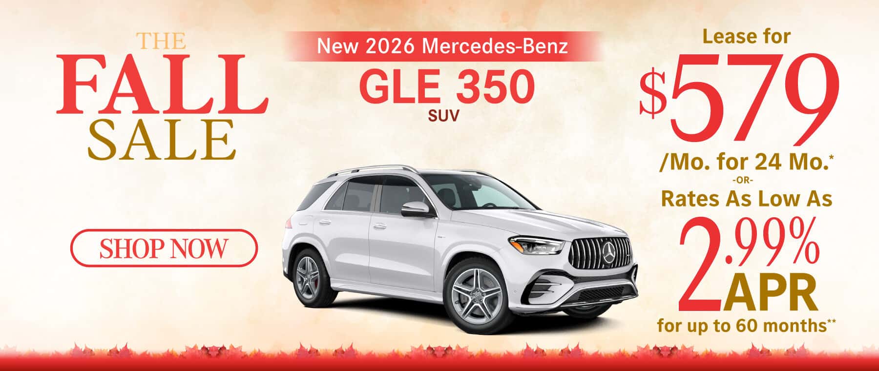 New 2026 Mercedes-Benz GLE 350 SUV 