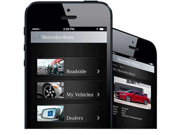 2018 Mercedes-Benz App on Cell Phone