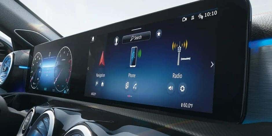 Interior vehicle screen