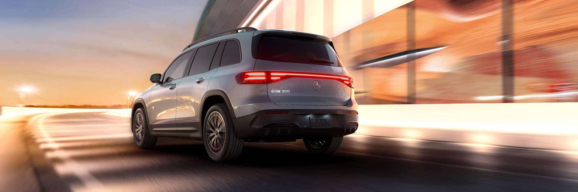 2025 mercedes eqb rear driving on street