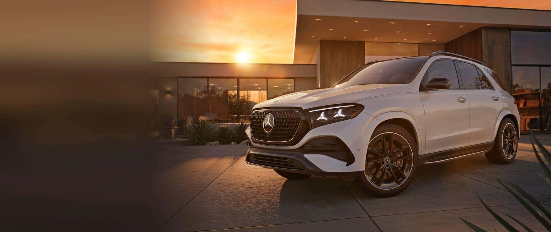 2027 GLE SUV, front three-quarter view (Mercedes-Benz USA photo). Optional equipment shown.