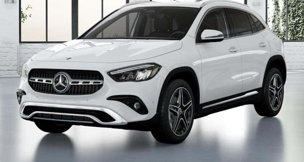 2026 GLA 250 4MATIC SUV, Polar White, from our inventory (stock TJ912908). Optional equipment shown.