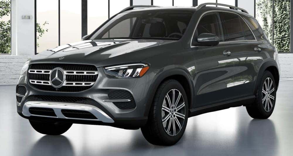 2026 GLE 350 4MATIC SUV, Selenite Grey, from our inventory (stock TB654192). Optional equipment shown.