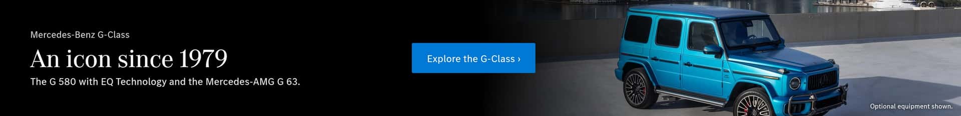 Mercedes-Benz G-Class: An icon since 1979. The G 580 with EQ Technology and the Mercedes-AMG G 63. Mercedes-Benz of Rockville Centre.
