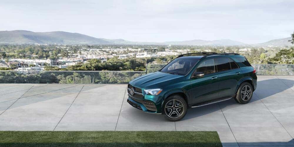 2021 Mercedes-Benz GLE Parked on Concrete