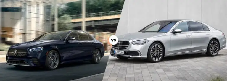 2022 Mercedes E-Class vs. 2022 Mercedes-Benz S-Class