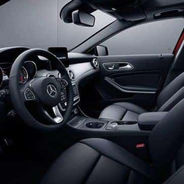 2019 Mercedes-Benz GLA black interior