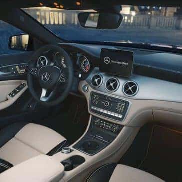 2019 Mercedes-Benz GLA gray interior