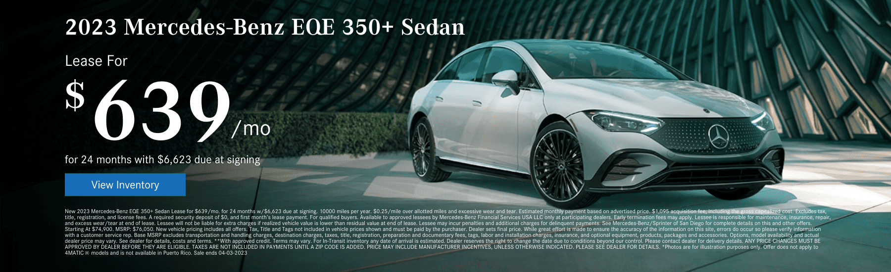 eqe 350 march lease offer 31423