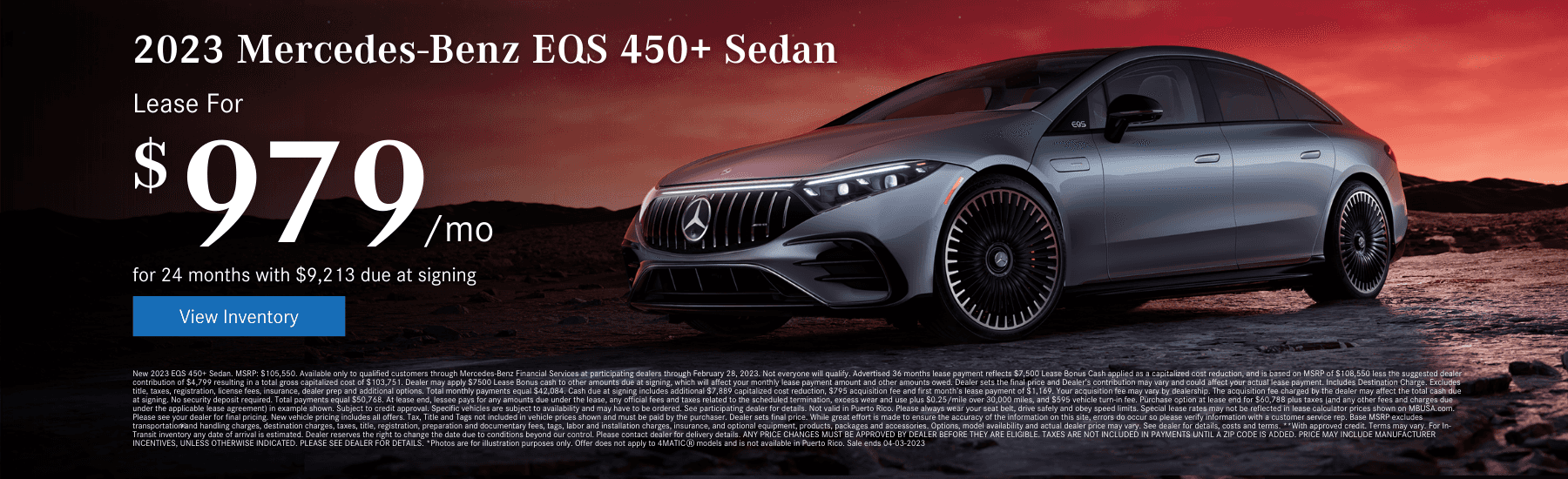 EQS 450 banner