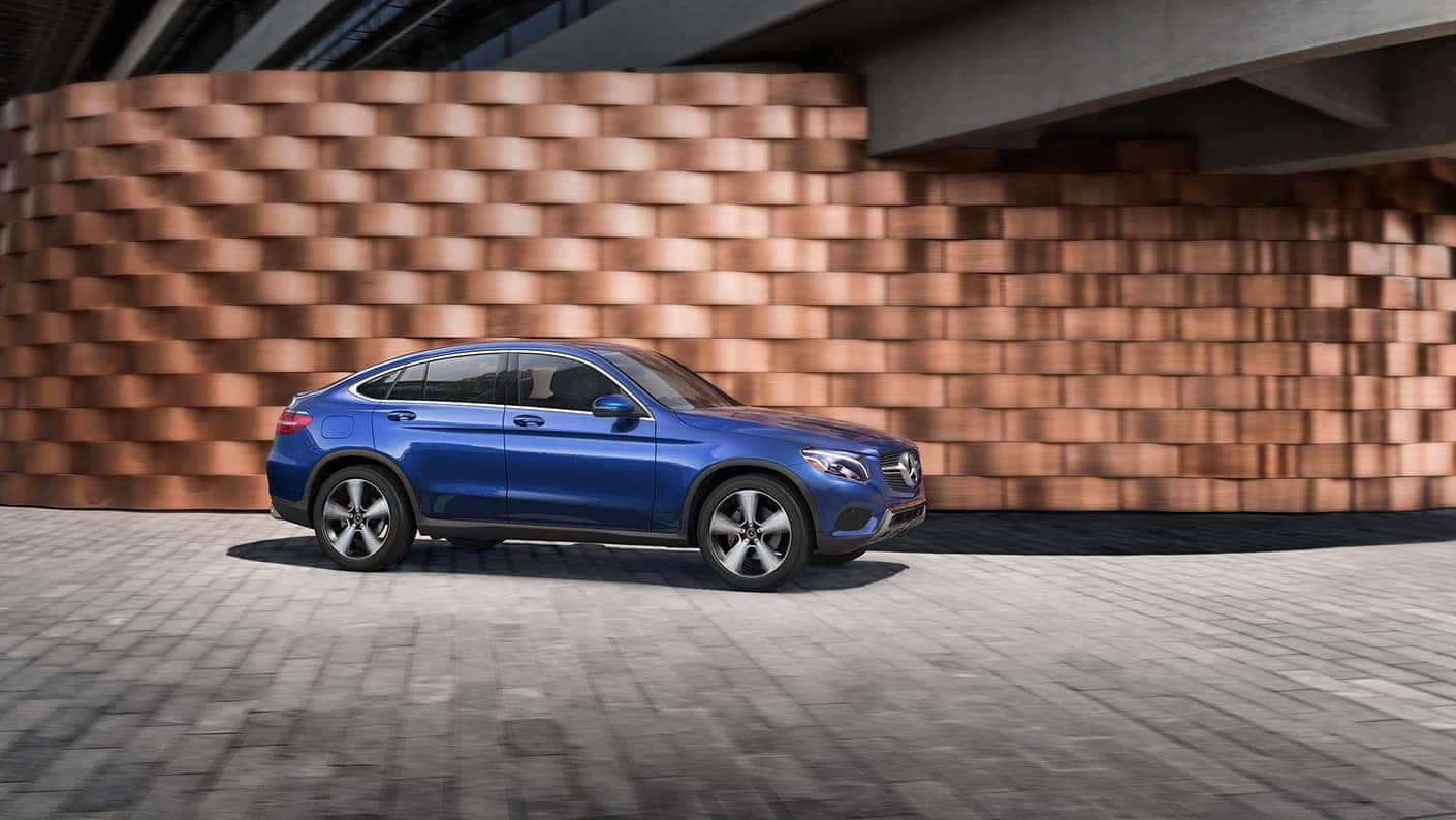 2019 Mercedes-Benz GLC in front of wall