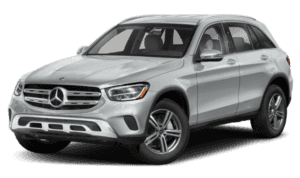 Silver Mercedes-Benz GLC