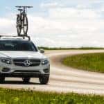 Mercedes-Benz bike on roof