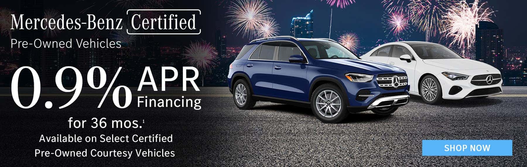 Low rates on Mercedes-Benz CPO vehicles