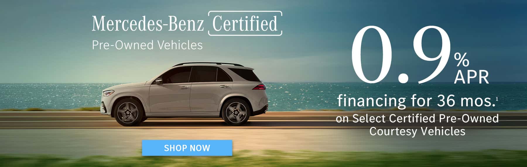 Low rates on Mercedes-Benz CPO vehicles