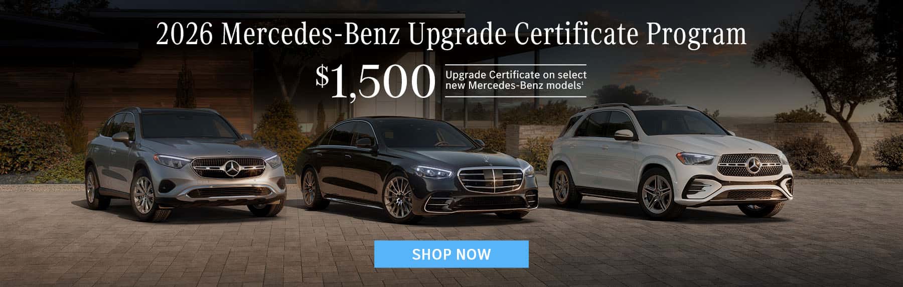 2026 Mercedes-Benz Upgrade $1,500 Certificate Program