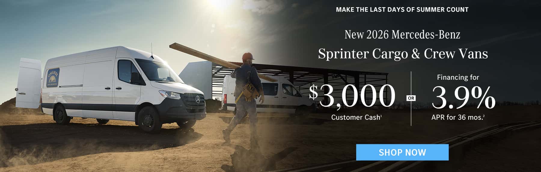 Sprinter Cargo & Crew Vans