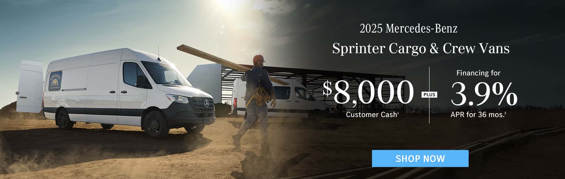 Sprinter Cargo and Crew Vans Get